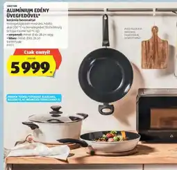 ALDI CROFTON ALUMÍNIUM EDÉNY ÜVEGFEDŐVEL ajánlat