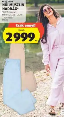 ALDI Női muszlin nadrág ajánlat