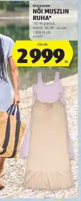 ALDI Női muszlin ruha ajánlat