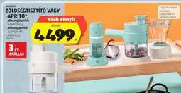 ALDI Zöldségtisztító vagy -aprító ajánlat