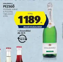 ALDI STOLZENFELS PEZSGŐ ajánlat