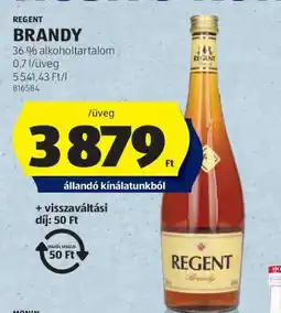 ALDI Regent Brandy ajánlat