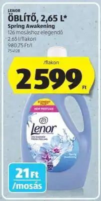 ALDI Lenor Öblítő, 2,65 L ajánlat