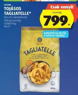 ALDI Cucina Tojásos Tagliatelle ajánlat