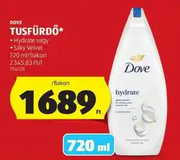 ALDI Dove tusfürdő ajánlat