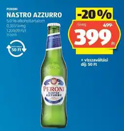 ALDI Peroni Nastro Azzurro ajánlat