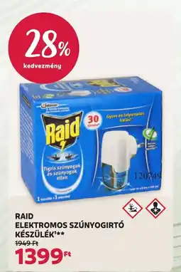 Rossmann Raid elektromos szúnyogirtó készülék ajánlat
