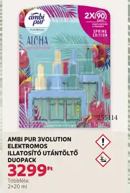 Rossmann Ambi Pur 3Volution elektromos illatosító utántöltő duopack ajánlat