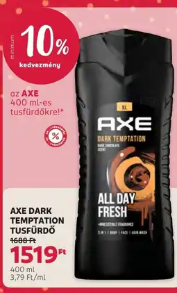 Rossmann Axe Dark Temptation tusfürdő ajánlat
