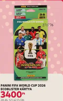 Rossmann Panini fifa World Cup 2026 Ecoblister kártya ajánlat