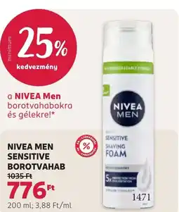 Rossmann Nivea men sensitive borotvahab ajánlat