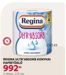 Rossmann Regina UltrAbsorb konyhai papírtörlő ajánlat