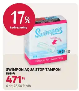 Rossmann Swimpon Aqua Stop tampon ajánlat