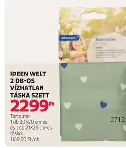 Rossmann Ideen welt Vízhatlan táska szett ajánlat