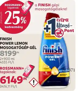 Rossmann Finish power lemon mosogatógép gél ajánlat