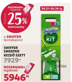 Rossmann Swiffer Sweeper kezdő szett ajánlat