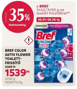 Rossmann Bref Color Aktiv Flower toalett-frissítő ajánlat