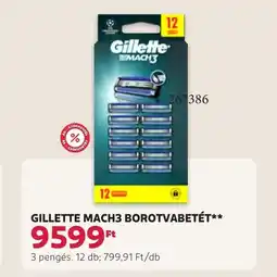 Rossmann Gillette Mach3 borotvabetét ajánlat