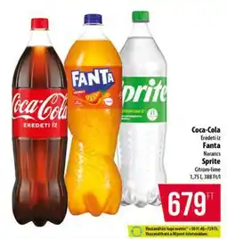 Coop Coca-Cola / Fanta / Sprite ajánlat