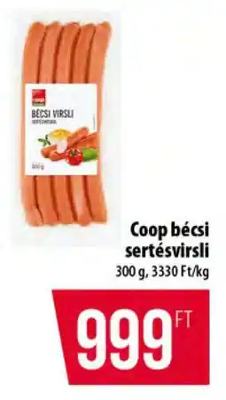Coop Coop bécsi sertésvirsli ajánlat