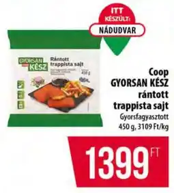 Coop Coop Gyorsan kész rántott trappista sajt ajánlat