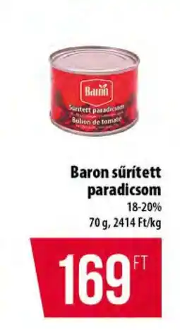 Coop Baron sűrített paradicsom ajánlat