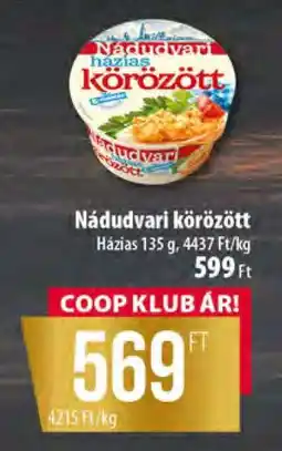 Coop Nádudvari körözött ajánlat