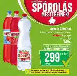 Coop Apenta+ üdítőital ajánlat