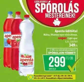 Coop Apenta+ üdítőital ajánlat