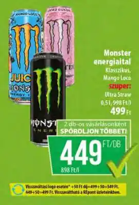 Coop MONSTER Energiaital ajánlat