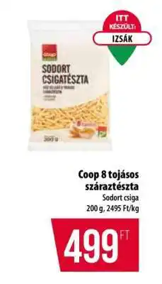 Coop Coop 8 tojásos száraztészta ajánlat