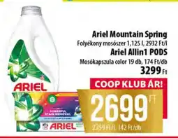 Coop Ariel Allin1 Pods ajánlat