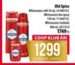 Coop Old Spice Whitewater ajánlat