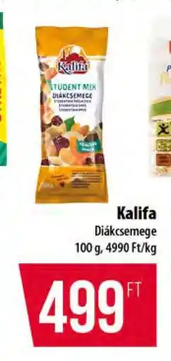 Coop Kalifa diákcsemege ajánlat