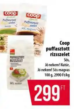 Coop Coop puffasztott rizsszelet ajánlat