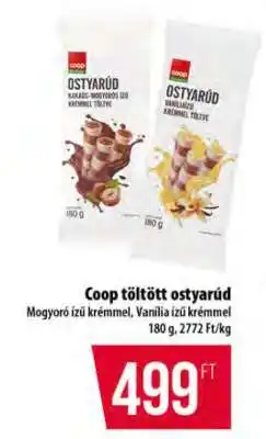 Coop Coop töltött ostyarúd ajánlat