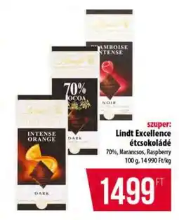 Coop Lindt Excellence étcsokoládé ajánlat