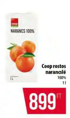 Coop Coop rostos narancslé ajánlat