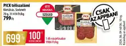 Coop PICK Téliszalámi ajánlat