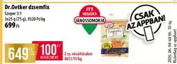 Coop Dr. Oetker dzsemfix ajánlat