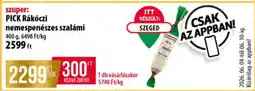 Coop PICK Rákóczi nemespenészes szalámi ajánlat