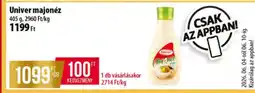 Coop UNIVER﻿﻿ Majonéz ajánlat