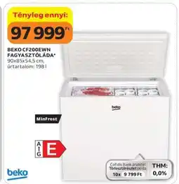 Auchan BEKO CF200EWN FAGYASZTÓLÁDA ajánlat