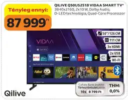 Auchan QILIVE Q50US251B VIDAA SMART TV ajánlat