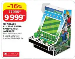 Auchan MY ARCADE ALL STAR ARENA NANOPLAYER JÁTÉKGÉP ajánlat
