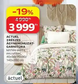 Auchan ACTUEL 3 RÉSZES ÁGYNEMŰHUZAT-GARNITÚRA ajánlat