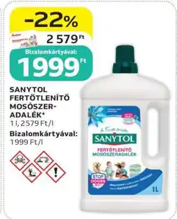 Auchan Sanytol Fertőtlenítő Mosószeradalék ajánlat