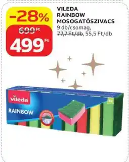 Auchan Vileda Rainbow Mosogatószivacs ajánlat