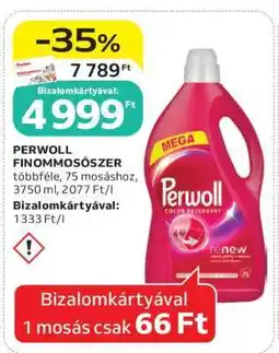 Auchan Perwoll finommosószer ajánlat
