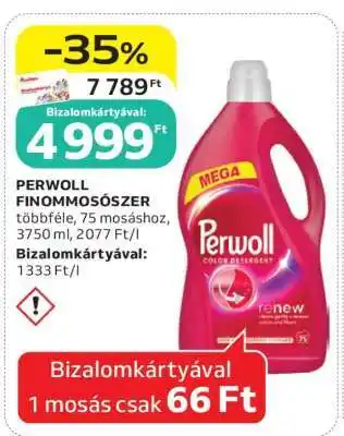 Auchan Perwoll finommosószer ajánlat